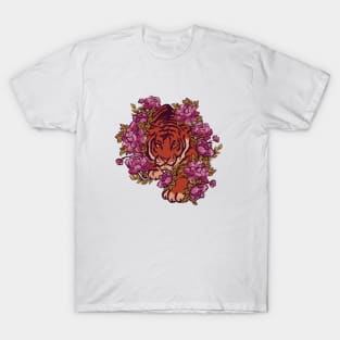 Tigers and peonies T-Shirt